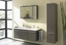 El armario en el cuarto de baño Armarios y muebles de baño