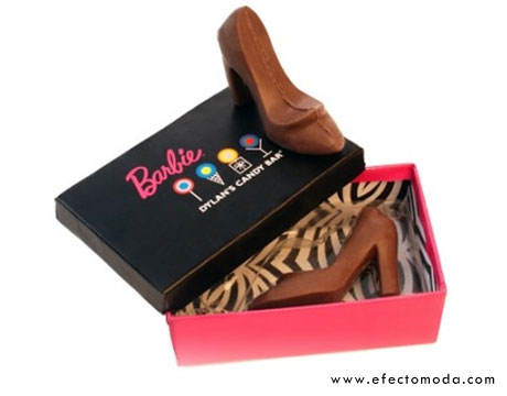 barbie zapatos chocolate