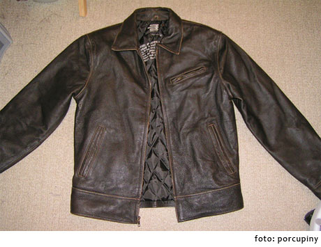chaqueta de cuero