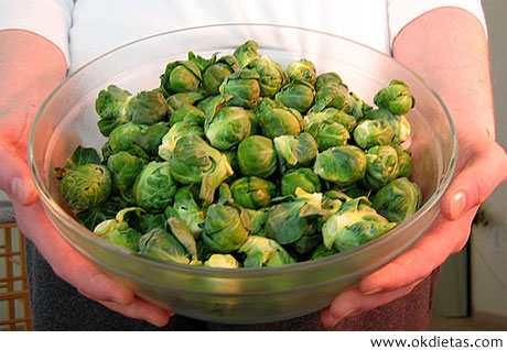 coles de bruselas Budín de repollitos de Bruselas