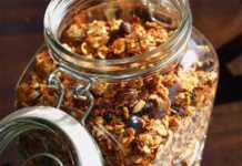 Recetas caseras, Granola de albaricoques y piña