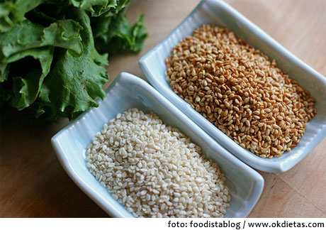 Las semillas de sésamo y nuestra dieta