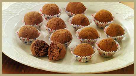 trufas de avena